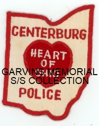 OHIO,CENTERBURG POLICE 1